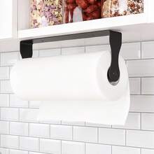 No-Drill Wall-Mounted Paper Towel Holders,Kitchen Paper Towel Organizer, Suitable For Bathrooms And Rvs, Multi-Purpose Hanging Organizer, Can Hold Cling Film, Space-Saving Modern Design - Multicolor - View 9