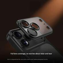 Casing Ponsel TPU Matte Transparan Mewah, Kompatibel dengan iPhone 18 Pro Max 18 Pro 17 Pro Max Air 16 15 14 13 12 11 Pro Max Plus, Transparan dengan Perlindungan Kamera, Casing Ponsel 18 Promax, Tepi Lembut Tahan Guncangan, Casing Pelindung Unisex - Hitam - View 5