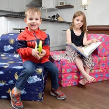 Chaise basculante 2-en-1 ComfyKids - Noir - Voir 2