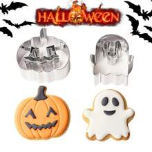 Halloween Cookie Cutter Set, 2pcs Stainless Steel Cookie Cutters - Pumpkin, Ghost, Suitable For Halloween Party Decoration - View 13