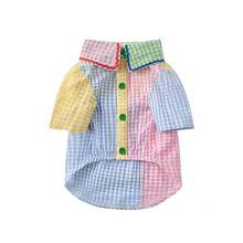 1pc Pet Shirt, Casual Comfortable Breathable, Spring/Summer Cat & Dog Clothes, Suitable For Teddy Poodle And Other Small Pets - Multicolor - View 11