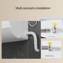 1pc Air Conditioner Drain Hose, Semi-Automatic Washing Machine Inlet Hose, Garden Watering Hose With Clamp - Drain Pipe - View 10