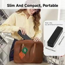 ORICO New Upgraded MT80 Portable Thermal Printer, Inkless Thermal Printer, A4 Thermal Printer, Includes: 1 Roll A4 Thermal Paper/200 Sheets Thermal Folding Paper, Built-In Adjustable Paper Tray/Slot, Can Print Various Documents - Multicolor - View 9