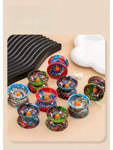 1pc Alloy Yo-Yo, Metal Yo-Yo Ball, Responsive And Unresponsive Beginner Yo-Yo, Professional Competition Toy - Multicolor - View 7