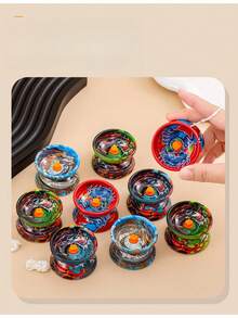 1pc Alloy Yo-Yo, Metal Yo-Yo Ball, Responsive And Unresponsive Beginner Yo-Yo, Professional Competition Toy - Multicolor - View 6