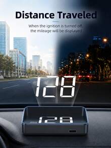 XF.Meraki Car Head-Up Display, Car Screen Projector, Windshield Speed Projection HUD With Speedometer, Auto Light Sensing, MPH Speed Unit Display, Suitable For All Car Models, Car Accessories - Heads-up Display - View 6