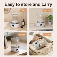 1L Mini Portable Washing Machine - Compact Fabric Washer Suitable For Dorms, Apartments, Camping, Hotels To Wash Underwear, Socks - Multicolor - View 4