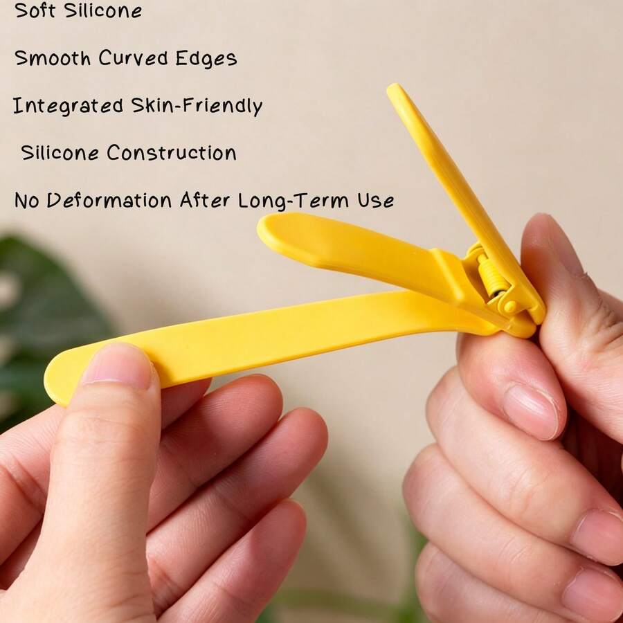 1pc 3-Color Automatic Page-Sliding Reading Bookmark, Clips To Book Pages To Track Reading Progress, Smooth Page-Turning Durable Plastic Bookmark For Students' Daily Reading And Page Marking - Multicolor - View 1