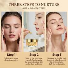 30/60/120pcs Firming Capsule Serum, Barrier Repair, Firming & Smoothing Deep Nourishing For Face And Neck - Hyaluronic Acid - View 6