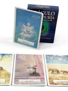 1盒西班牙神諭卡,結合塔羅、易經符文、決策卡與指南,適合初學者占卜卡 - 彩色 - 查看 6