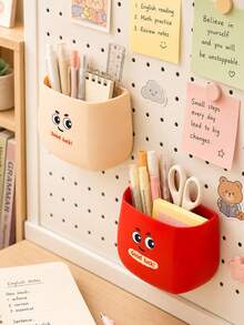 1pc Strong Magnetic Storage Box, Can Store Spices, Seasonings, Utensils, Cosmetics And Pens, Space-Saving Modular Design, Suitable For Kitchen, Bathroom, Desk, Cabinet Door And Storage Cabinet, Ideal For Home, Office, Dorm And RV Use - Multicolor - View 3