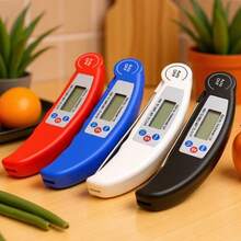 Foldable Food Thermometer, Water Thermometer, Digital Thermometer, Foldable Cooking Thermometer, Instant Read Thermometer, Suitable For Cooking Food, Baking Liquids, Candy, Grilling (Battery Not Included) - L - View 11