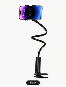 1pc Slouchy Phone Holder Tablet Stand Adjustable Desktop Bedside Fixed Bracket Universal Mobile Device Support Stand Suitable For Watching Videos, Live Streaming, Online Learning And Office Work Bedroom And Desk Hands-Free Phone Accessory - Multicolor - View 8