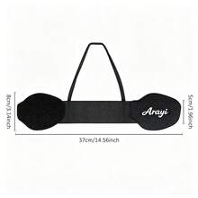 Motorcycle Shift Shoe Protector Pad, Non-Slip Thick Rubber Wear-Resistant Shoe Cover With Adjustable Elastic Strap, Detachable Anti-Scratch Foot Guard Fit Sneakers Boots Leather Shoes, Riding Accessory Prevent Shoe Toe Scuff From Gear Shifter - Arayi - View 2