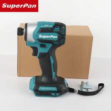 SuperPan 173 Brushless Cordless Impact Driver, 180Nm High Torque 3-Speed Electric Screwdriver, Home Renovation Power Tool, Bare Tool - Blue - View 7