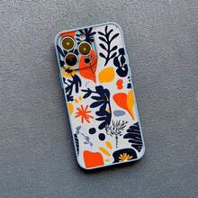 Abstract Plants Flower Phone Case For IPhone 16 Pro Max Plus Case For IPhone 13 15 11 Pro Max Mini 12 14 Pro Max XR XS X Covers - 粉紅色 CHH 5 - 查看 2
