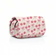Printed Capybara, Pink Pencil Case, Double-Layer Flap Pencil Case Stationery Box, Can Hold Pencils, Keys, Phones, Coins, Small It, First Day Of School - Multicolor - View 12