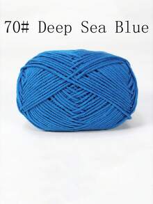 4-Ply Milk Cotton Yarn For Crocheted Blanket, Clothes, Handbag, Slippers, Various Color Combinations, 50g Per Piece, Autumn And Winter Crocheted Scarves, Hats, Sweaters, Etc. DIY Gifts, Suitable For Beginners - Multicolor - View 19
