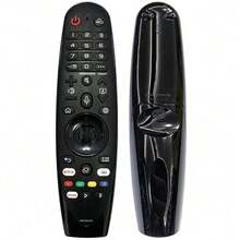 Mr20ga Akb75855501 紅外遙控器兼容 Lg 電視 An-mr650a An-mr18ba An-mr19ba 適用於 Rx Zx Wx 系列 - 黑色 - 查看 6