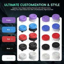 DATA FROG Thumbstick Caps For PS 5 And PS 4, Anti-Slip Silicone Joystick Covers Compatible With PlayStation 5 Controllers - View 6