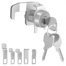 RV LOCK Metal Rotary Latch Toolbox Lock, Non-Interchangeable Key, Easy Installation, Security Lock Accessory For Toolbox And Storage Cabinet, Office And Dorm Key Lock Set, US Mailbox Lock, Mailbox Lock - Multiple Styles - View 14