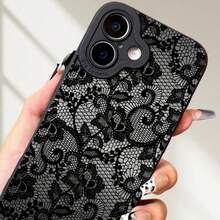 1pc Anti-Drop TPU Lace Soft Shell Precise Hole Position Phone Case Protective Cover, Suitable For Apple 7P/8Plus/16/16PLUS/16PRO/16PROMAX, Slight Color Difference May Occur Due To Lighting During Shooting - Multicolor - View 2