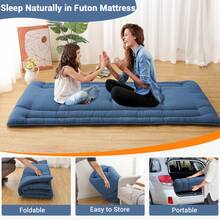 Mattress Protectors & Encasements - Navy Blue - View 3