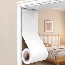 1 Roll Self-Adhesive White Wood Grain Wallpaper, Waterproof Removable Sticker, Furniture Refurbishment Decor Desktop Sticker, Self-Adhesive Wall Sticker With Vintage Wood Grain Design, Perfect For Covering Unattractive Wall Edges - White Wood Grain - View 3
