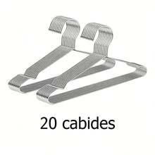 Cabides Aço Inoxidável 10/20/30/40/50 Estrutura Reforçada Sem Deformação Guarda de Roupas Com Padrão Profissional - Visão 14
