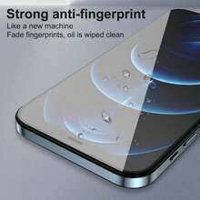 3 buah Pelindung Layar Ponsel Anti-Intip, Kaca Tempered Anti Gores, Perlindungan Penuh, Kompatibel dengan iPhone 17/16/15/14/13/12/11 Pro Max/XR/X/XS Max Plus, Pelindung Layar Ponsel Anti Sidik Jari, Pelindung Layar Ponsel Anti-Intip - Hitam - 3 buah - View 5