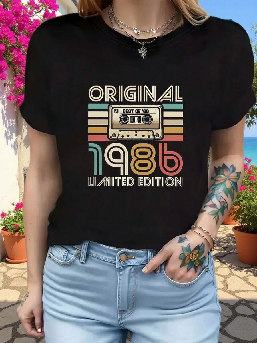 Men T-Shirts - 黑色 - 查看 1