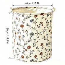 Large Foldable Storage Basket Laundry Hamper 40CM 50CM Clothes Miscellaneous Storage Box Bedroom Living Room Laundry Room Organizer Container Collapsible Fabric Bin Home Organization Solutions Multipurpose Foldaway Closet Nursery Dorm - View 2