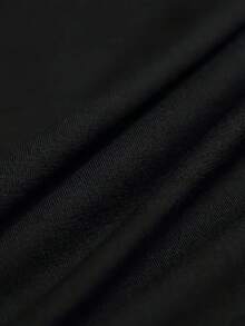 Printed Short Sleeve  And Shorts Set,Print Pattern,Quick Dry MoistureWicking,Sports OutfitSoft Cotton Oversized Crew Neck  For Men - 黑色 - 查看 4