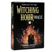 1 buah Kartu Tarot Oracle Witching Hour untuk Ramalan, Permainan Pesta, dan Pertemuan - Hitam - View 1