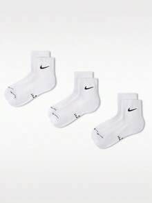 NIKE Everyday Elevated 快乾運動襪 (3雙裝) IH8607-901 - 白色 - 查看 7