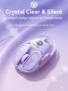 EWEADN Mouse ergonomis mini Q9 memiliki desain ringan yang cocok untuk tangan kecil wanita dan pelajar, menyesuaikan dengan telapak tangan dan mencegah kelelahan bahkan setelah penggunaan yang lama. Mouse ini juga portabel untuk dibawa bepergian. - View 13