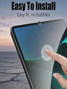 LissKas 2pcs HD Tempered Glass Screen Protector 9H Hardness Full Coverage Anti-Explosion Anti-Scratch Bubble-Free Auto-Adsorption Compatible With Samsung Galaxy Tab S11 S10FE S9 S8 Plus 11-Inch 12.4-Inch 8.7-Inch A9 A9+ A11 A11+ Compatible With Stylus - Clear - View 11