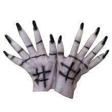 1 Pair/Horror Trick Horror Devil Vampire Monster Wolf Claw Gloves Halloween Ghost Gloves Show Cosplay Costume Props Holiday Props - Multicolor - View 5