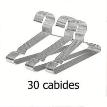 Cabides Aço Inoxidável 10/20/30/40/50 Estrutura Reforçada Sem Deformação Guarda de Roupas Com Padrão Profissional - Visão 12