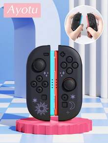 Ayotu 適用於 2025 新款 Switch2 線性太陽與星星圖案遊戲主機外殼與配件，適合 Switch2 7.9 吋保護殼。套裝包含保護殼、收納袋、底座外殼、主機防塵罩、遊戲卡收納盒、Joy-Con 控制器保護套以及其他多種風格配件可供選擇，是返校禮物、生日禮物與遊戲愛好者的理想選擇 - 查看 22