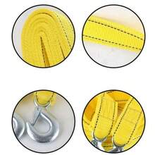 Car Tow Rope Heavy Duty 3 Ton Towing Strap Hook Type Van Roadside Rescue Car Accessories - A - View 3