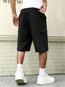 3pcs Men's Casual Cargo Shorts, Practical Pockets, Suitable For Daily Wear And Sports - Multicolor - View 7
