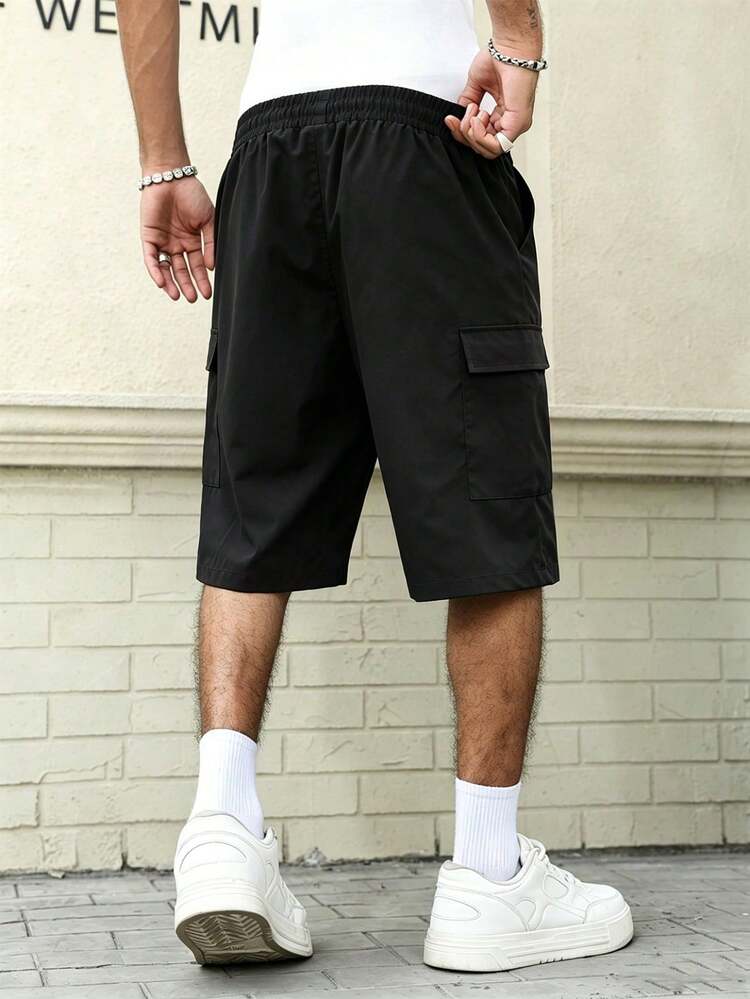 3pcs Men's Casual Cargo Shorts, Practical Pockets, Suitable For Daily Wear And Sports - Multicolor - View 7