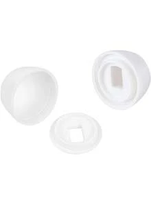 1/2/4/6pcs Universal Toilet Bolt Caps, Plastic Toilet Seat Screw Covers, Bathroom Toilet DIY Installation Decorative Screw Cap Replacement Parts - Multicolor - View 6