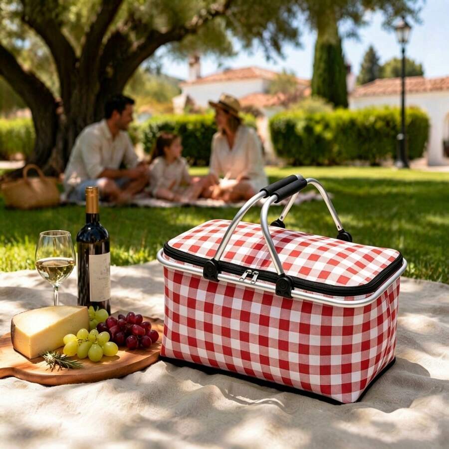 Picnic Bag - 紅色47cmx28cmx23cm - 查看 1