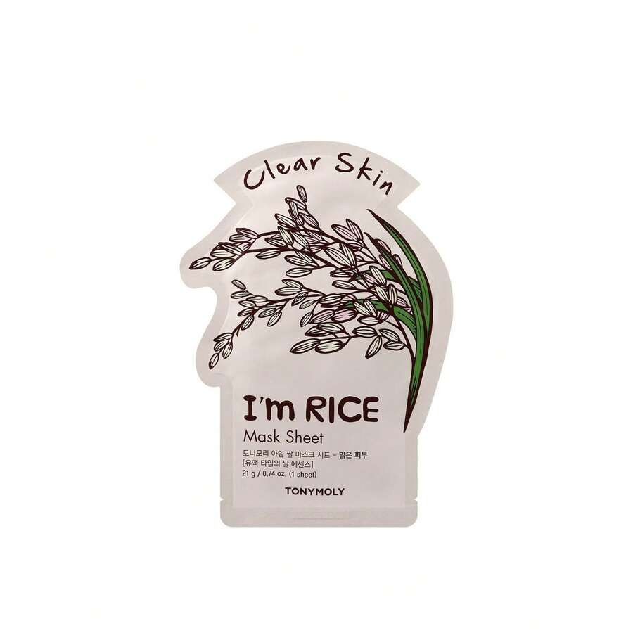 TONYMOLY I'm Rice Sheet Mask 21g - Niacinamide - View 1