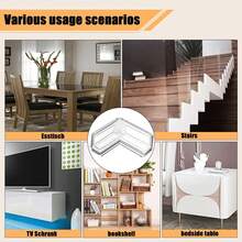 24pcs Soft Silicone Corner Protectors, Transparent Furniture Safety Anti-Collision Edge Guards, Sharp Corner Protectors - L-sHAPED - 24 PCS - View 4