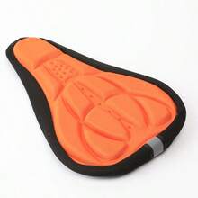 1pc Thickened 3D Sponge Bicycle Seat Cover, Breathable Hole Design Shock Absorption Anti-Slip, Multiple Colors Available, Universal For Bicycle/Mountain Bike/Road Bike - Multicolor - View 10