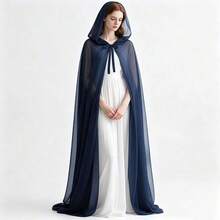 New Medieval Halloween Cloak With Large Hat, Vintage Multi-Color European Noble Overcoat Robe - Multicolor - View 11