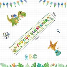 APODESS Endlich Schulkind Banner, Große Gelbe Dinosaurier Wimpelkette für Einschulung, Bunte Schulanfang Deko für Klassenzimmer & Zuckertütenparty, Dino-Motiv für ABC-Schützen-Partydekoration - Übersicht 8